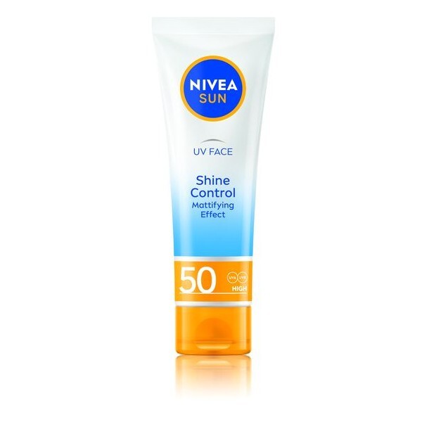 Nivea Mattifying sun cream SPF 50 (Mattifying Effect Shine Control) 50 ml 50ml veido apsauga