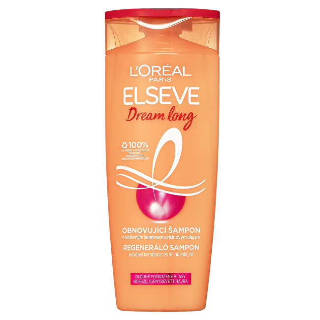L'Oréal Paris Restoring Shampoo For Damaged Long Hair Elseve Dream Long (Shampoo) 500ml šampūnas L'Oréal Paris Restoring Shampoo For Damaged Long Hair Elseve Dream Long (Shampoo) 500ml šampūnas
