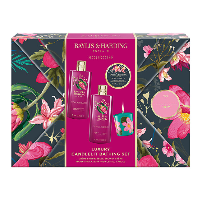 Baylis & Harding Boudoire body care gift set - Tropical Paradise Gift Set 4 pcs Moterims