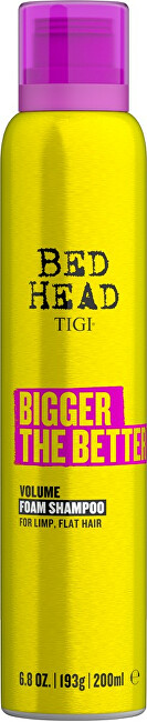 Tigi Bed Head Bigger The Better ( Volume Foam Shampoo) 200 ml 200ml šampūnas