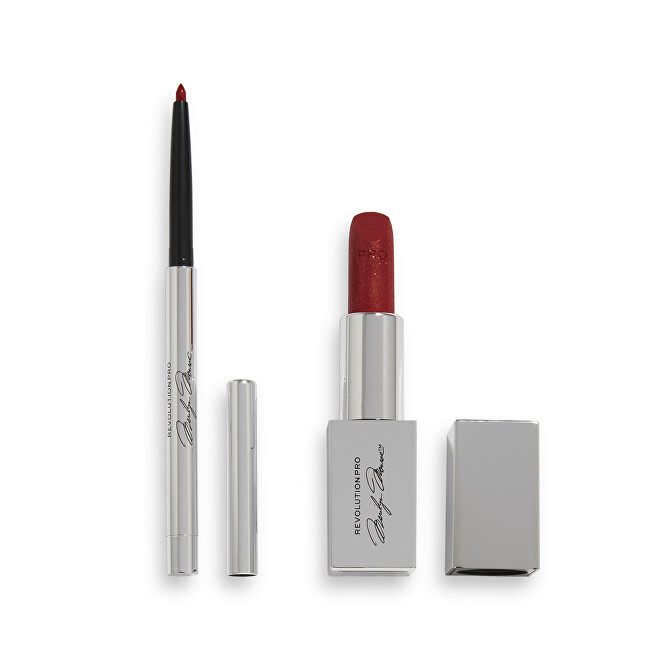 Revolution Pro Cosmetic set for lips X Marilyn Red 3.78 g lūpdažis