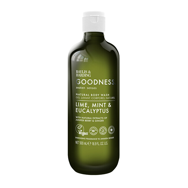 Baylis & Harding Goodness Awaken Shower Gel Lime, Mint & Eucalyptus 500 ml 500ml Moterims
