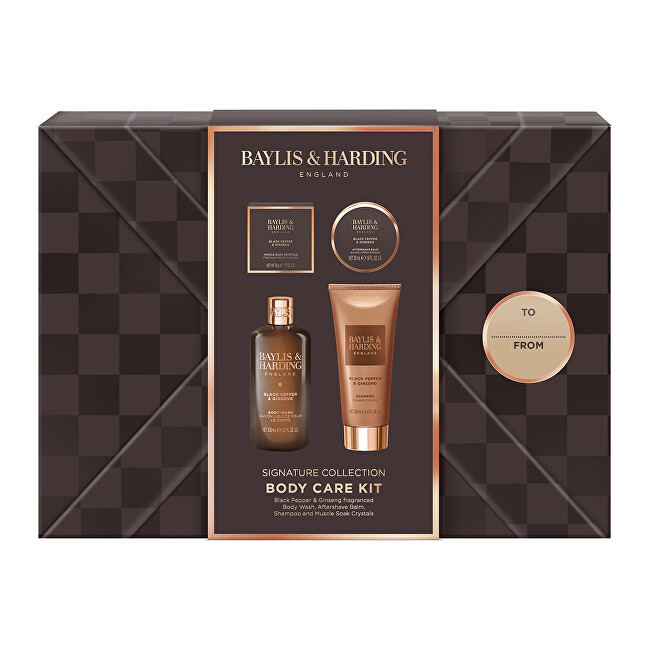 Baylis & Harding Gift Set Black Pepper & Ginseng Set of 4 pcs Vyrams