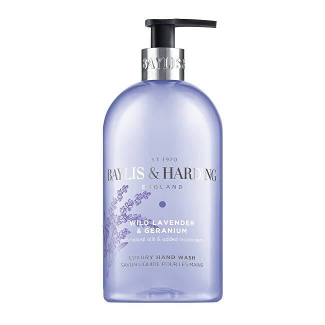 Baylis & Harding Liquid hand soap Lavender & Geranium Hand Wash 500 ml 500ml Moterims