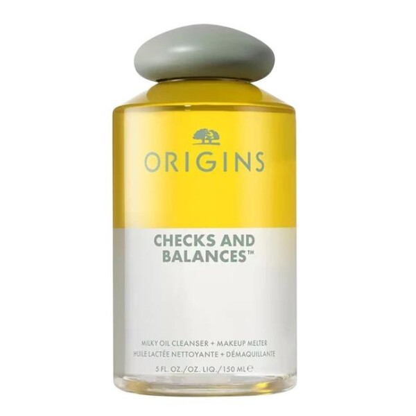 Origins Two-phase make-up remover Checks and Balances™ (Milky Oil Cleanser with Rice Oil and Squalane) 150 m 150ml makiažo valiklis