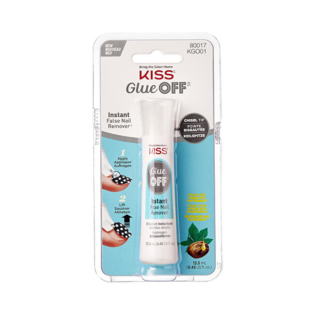 Kiss (Glue Off False Nail Remover) 13.5 ml 13.5ml priemonė nagams