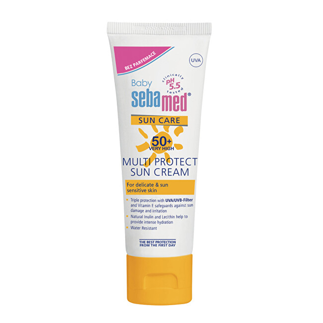 SebaMed Sunscreen without perfume OF 50+ Baby (Multi Protect Sun Cream) 75 ml 75ml