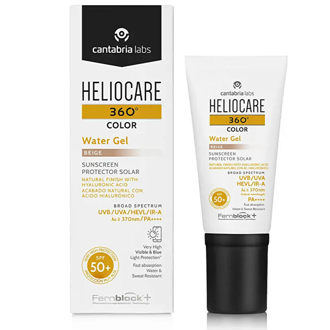 Heliocare 360&deg; Color Tinting Protective Gel (Water Gel) 50 ml Beige Moterims