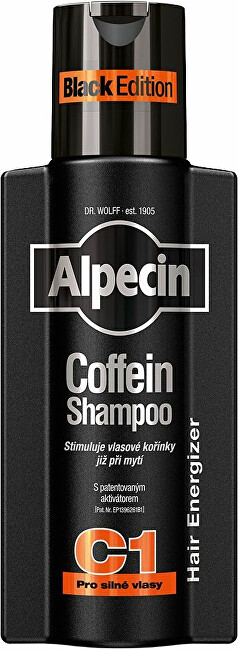 Alpecin Caffeine shampoo against hair loss C1 Black Edition (Coffein Shampoo) 250 ml 250ml šampūnas