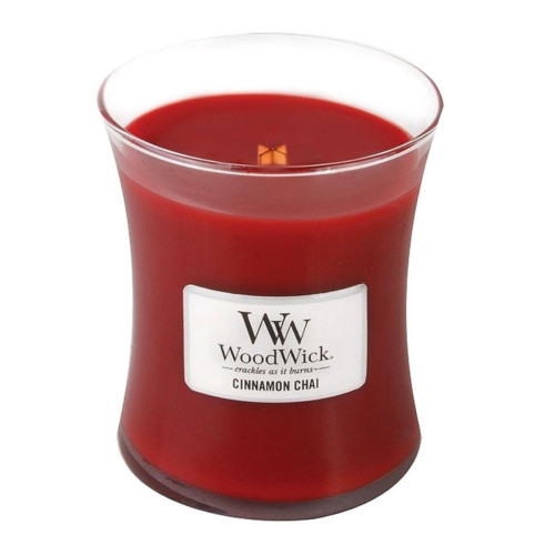 WoodWick Fragrant Candle Vase Cinnamon Chai 275 g kvepianti žvakė