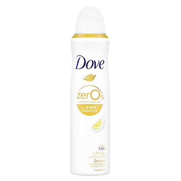 Dove Deodorant spray Zink-Komplex Citrus and Peach (Deodorant) 150 ml 150ml dezodorantas