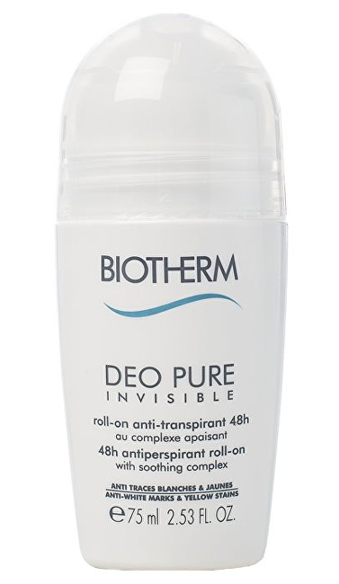 Biotherm Soothing 48-hour antiperspirant Deo Pure Invisible (Roll-On) 75 ml 75ml Kvepalai Moterims