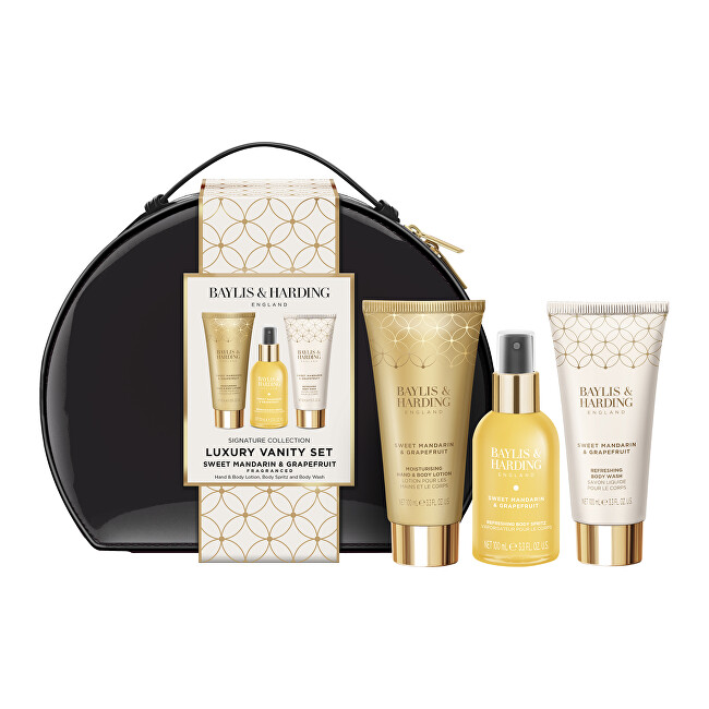 Baylis & Harding Baylis & Harding Trio of body products in a cosmetic bag Mandarin & Grapefruit 3pcs Moterims