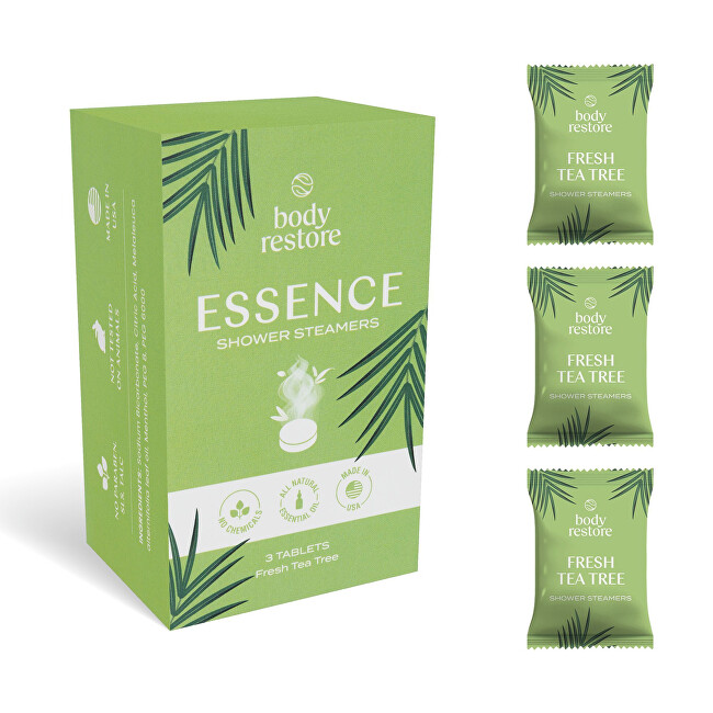 Body Restore A set of aromatic tablets for the shower Fresh Tea Tree Shower Steamers Moterims
