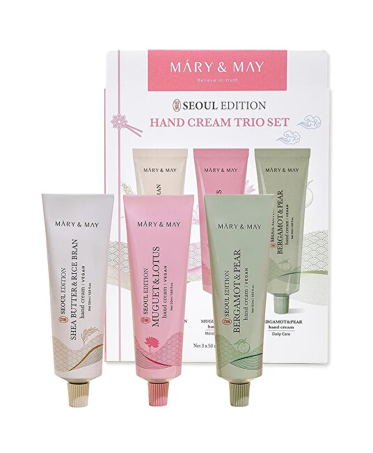 MARY & MAY Seoul Edition Hand Cream Trio Set Gift Set Moterims