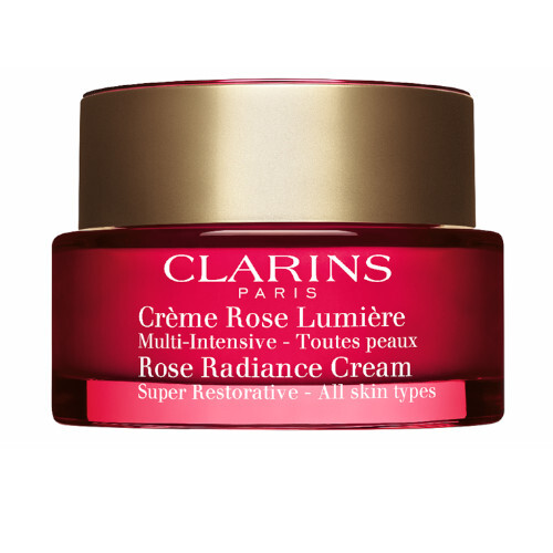 Clarins Anti-Wrinkle Day Cream For All Super Restorative Skin Types (Rose Radiance Cream) 50 ml 50ml vietinės priežiūros priemonė
