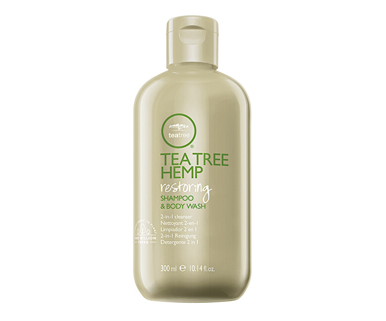 Paul Mitchell Restoring hemp shampoo and shower gel 2 in 1 Tea Tree Hemp (Restoring Shampoo & Body Wash) 300ml šampūnas