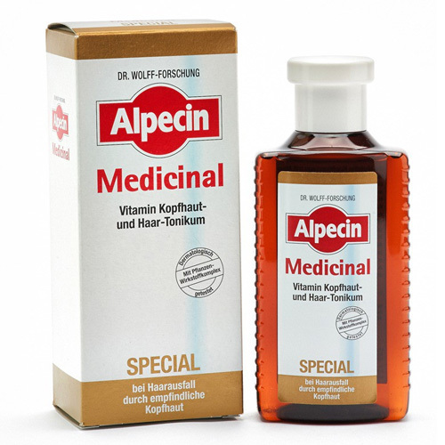 Alpecin Hair tonic for sensitive skin (Medicinal Special Liquid) 200 ml 200ml atstatomoji plaukų priežiūros priemonė