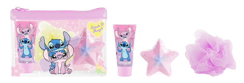 EP Line Stitch & Angel Cosmetic Bag Gift Set Vaikams