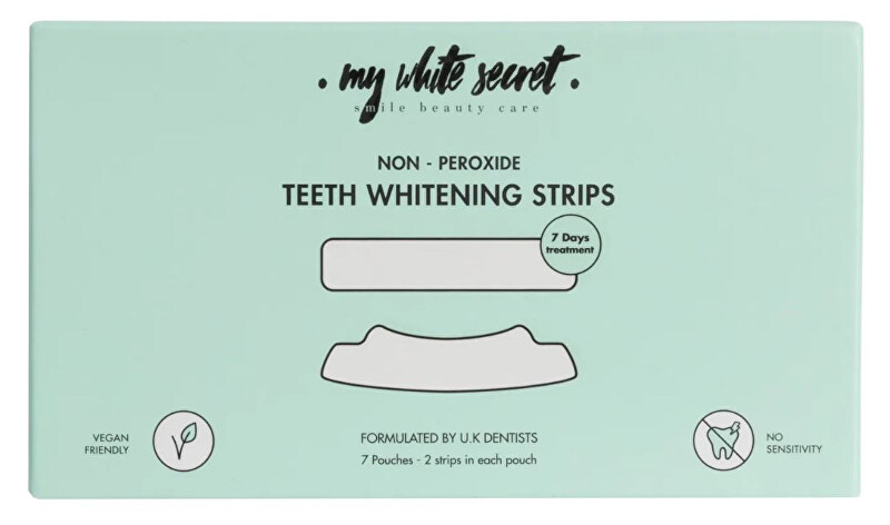 My White Secret Whitening strips (for 7 days) dantų balinimui