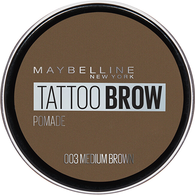 Maybelline Eye Gel Eye Aid Tattoo Brow (Pomade) 4 g 003 Medium Brown antakių dažai