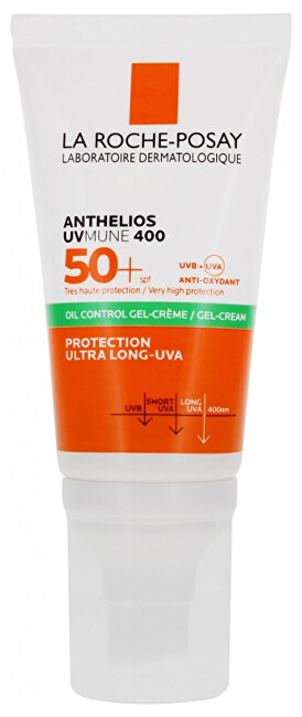 La Roche Posay Matte protective gel cream SPF 50+ Anhelios UVMune 400 (Oil Control Gel Cream) 50 ml 50ml Unisex