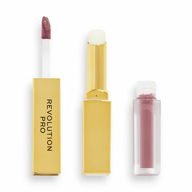 Revolution Pro Double-sided lipstick with Seclusion Supreme Stay 24h balm (Lip Duo) 2.5 ml 2.5ml lūpdažis