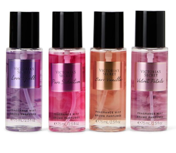 Victoria's Secret Victoria`s Secret - tělov&yacute; sprej 4 x 75 ml 75ml kvepalai Moterims