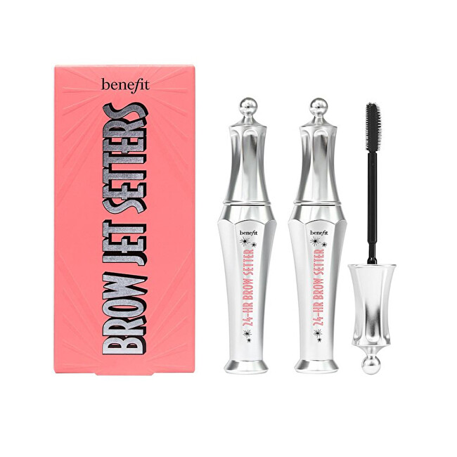 Benefit Brow Jet Setters Duo Set Gel Mascara Gift Set antakių kosmetika