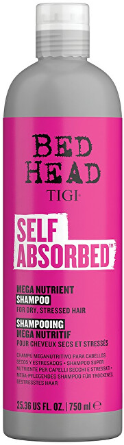 Tigi Nourishing shampoo for dry and stressed hair Bed Head Self Absorbed (Mega Nutrient Shampoo) 400ml šampūnas