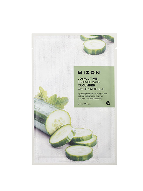 Mizon 3D Face Mask with Cucumber for Joyful Time (Essence Mask Cucumber) 23 g Moterims