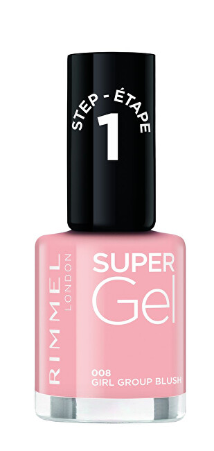 Rimmel Gel nail polish Super Gel 12 ml 035 Pop Princess Pink 12ml nagų lakas