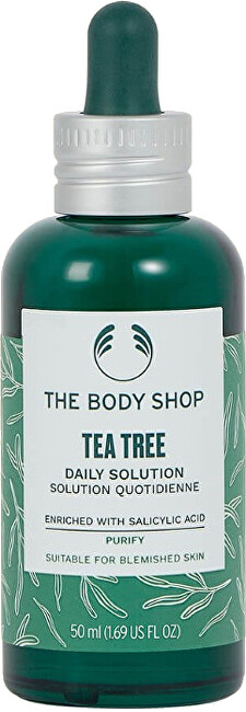 The Body Shop Intensive skin serum Tea Tree (Daily Solution) 50 ml 50ml vietinės priežiūros priemonė