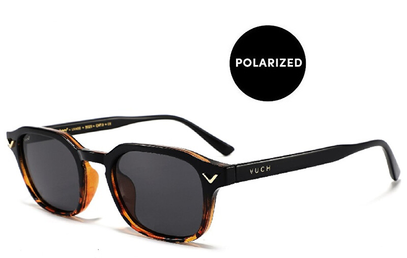Vuch Polarizačn&iacute; slunečn&iacute; br&yacute;le Elea V Design Brown akiniai nuo saulės