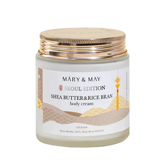 MARY & MAY Shea Butter & Rice Bran Body Cream 250 ml 250ml Moterims