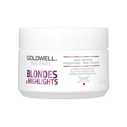 Goldwell Regenerating Mask neutralizing yellow hair tones Dualsenses Blonde s & Highlights (60 Sec Treatment) 500ml atstatomoji plaukų priežiūros priemonė