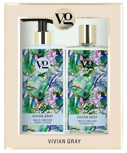 Vivian Gray Wild Orchid Cosmetic Set (Shower Gel & Body Lotion) Moterims