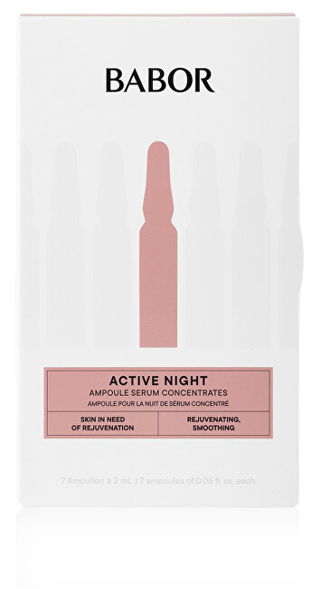 Babor Active Night Skin Renewal Ampoules (Ampoule Concentrates) 7 x 2 ml 2ml Moterims