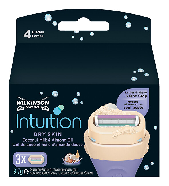 Wilkinson Sword Replacement head Intuition Dry Skin 3 pcs Moterims