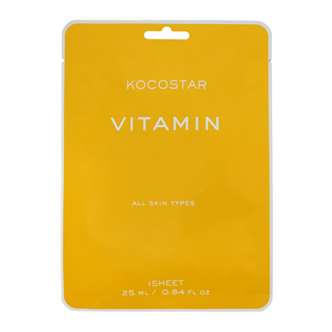 Kocostar Antioxidant face mask Vitamin Sheet Mask 25 ml 25ml Moterims