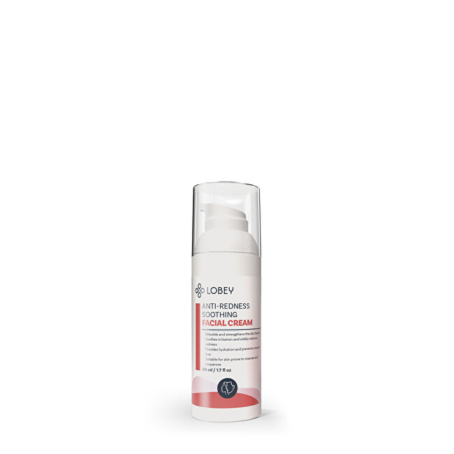 LOBEY Anti-Redness Soothing Cream 50ml vietinės priežiūros priemonė