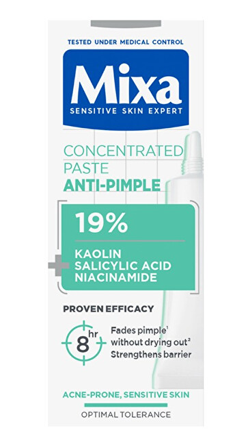 Mixa Local treatment for pimples Anti-Pimple (Concentrated Paste) 15 ml 15ml vietinės priežiūros priemonė