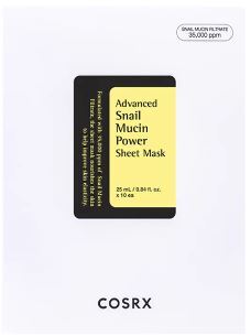 COSRX Skin mask Advanced Snail Mucin Power Essence (Sheet Mask) 10 x 25 ml 25ml Moterims