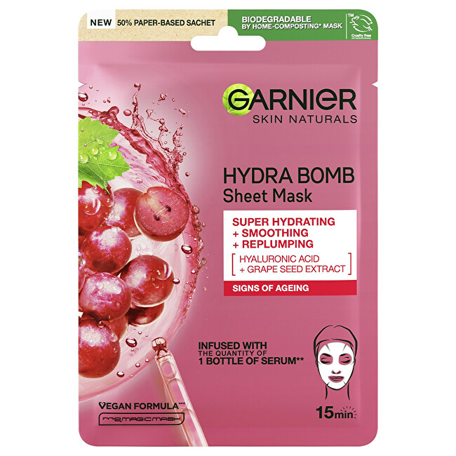 Garnier Hydra Bomb Textile Moisturizing Mask (Tissue Mask) 28 g Moterims