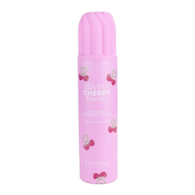 Biovene Lovely Cherry Swirl Whipped Shower Foam 250 ml 250ml Moterims