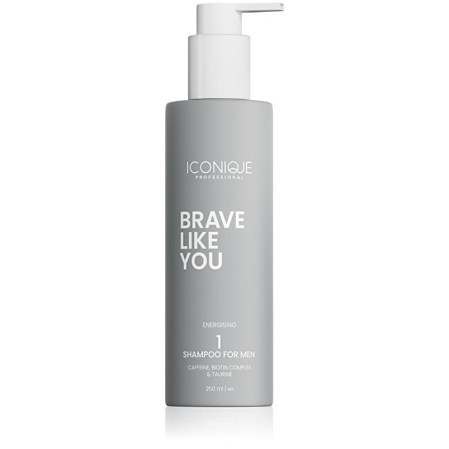 ICONIQUE Professional ICONIQUE Professional BRAVE LIKE YOU Energizing shampoo for men 250 ml 250ml &scaron;ampūnas