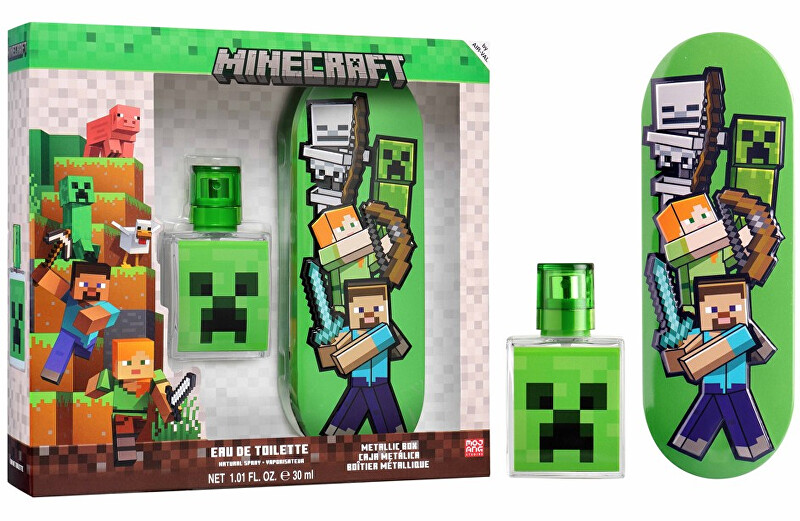 EP Line Minecraft - EDT 30 ml + metallic box 30ml kvepalai Vaikams