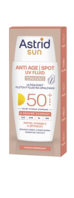 Astrid Tinted facial fluid SPF 50+ Sun 50 ml 50ml Moterims