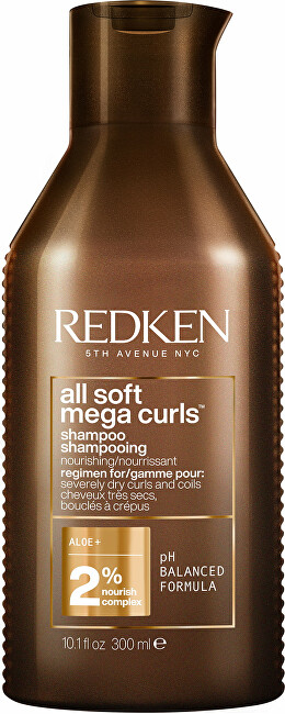 Redken Shampoo for dry curly and wavy hair All Soft Mega Curl s (Shampoo) 300ml šampūnas