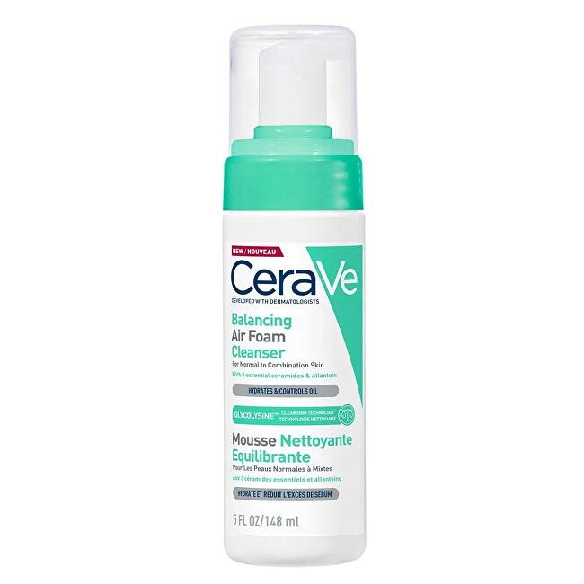 CeraVe Balancing Air Foam Cleanse 148 ml 148ml makiažo valiklis